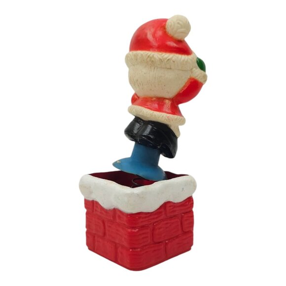 Hallmark Santa Claus Chimney Pop Up Figure 1979 Merry Miniature Kris Kringle Toy - Picture 6 of 14